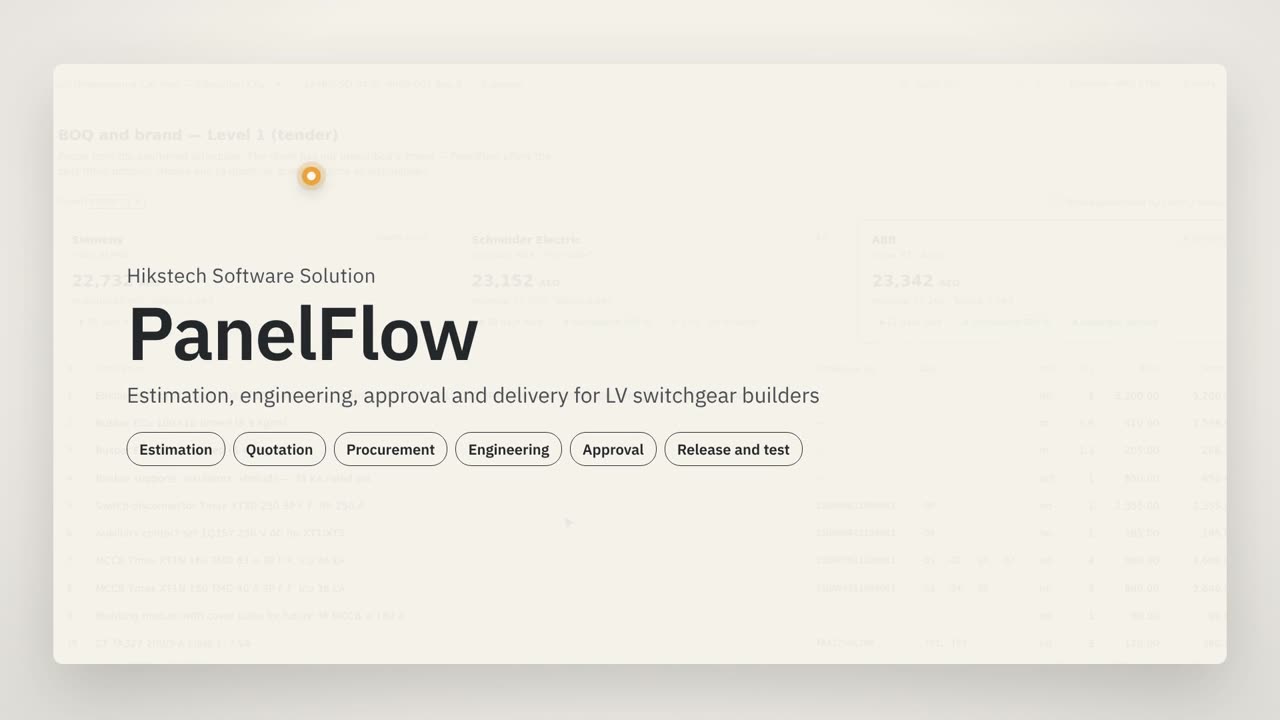 Still from the PanelFlow product film